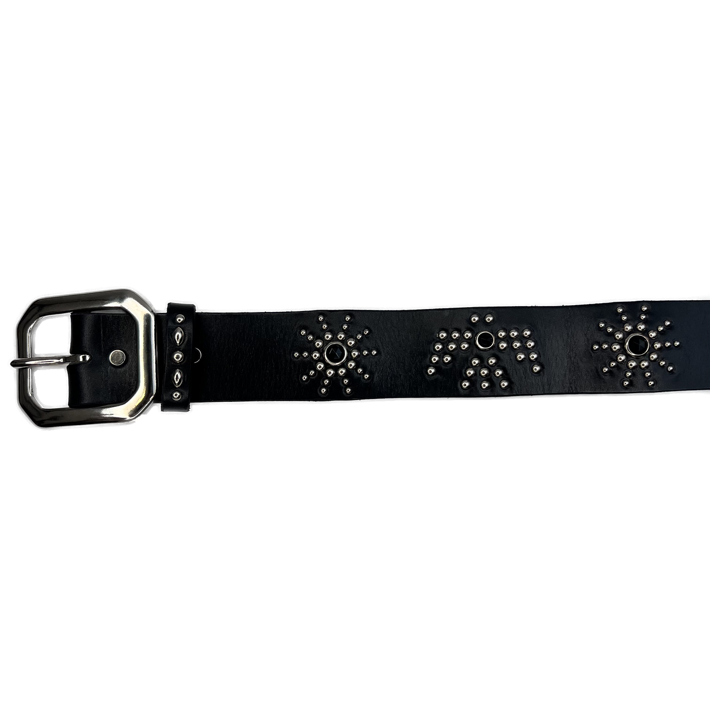 1504 x BREADWINNER Studded Belt- Silver