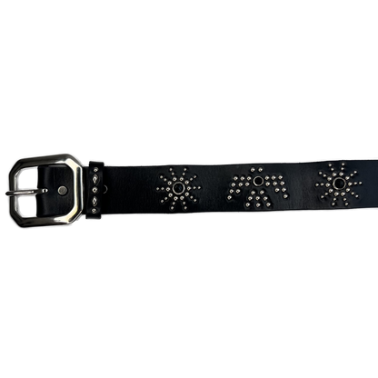 1504 x BREADWINNER Studded Belt- Silver