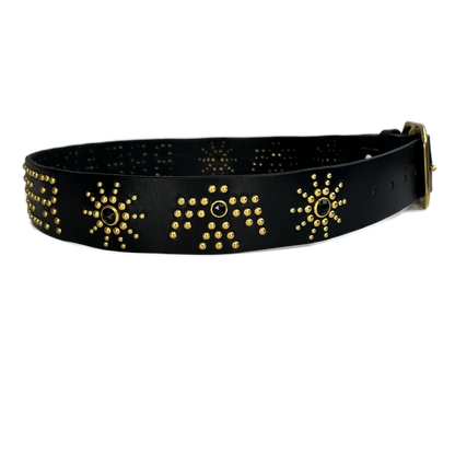 1504 x BREADWINNER Studded Belt-Gold