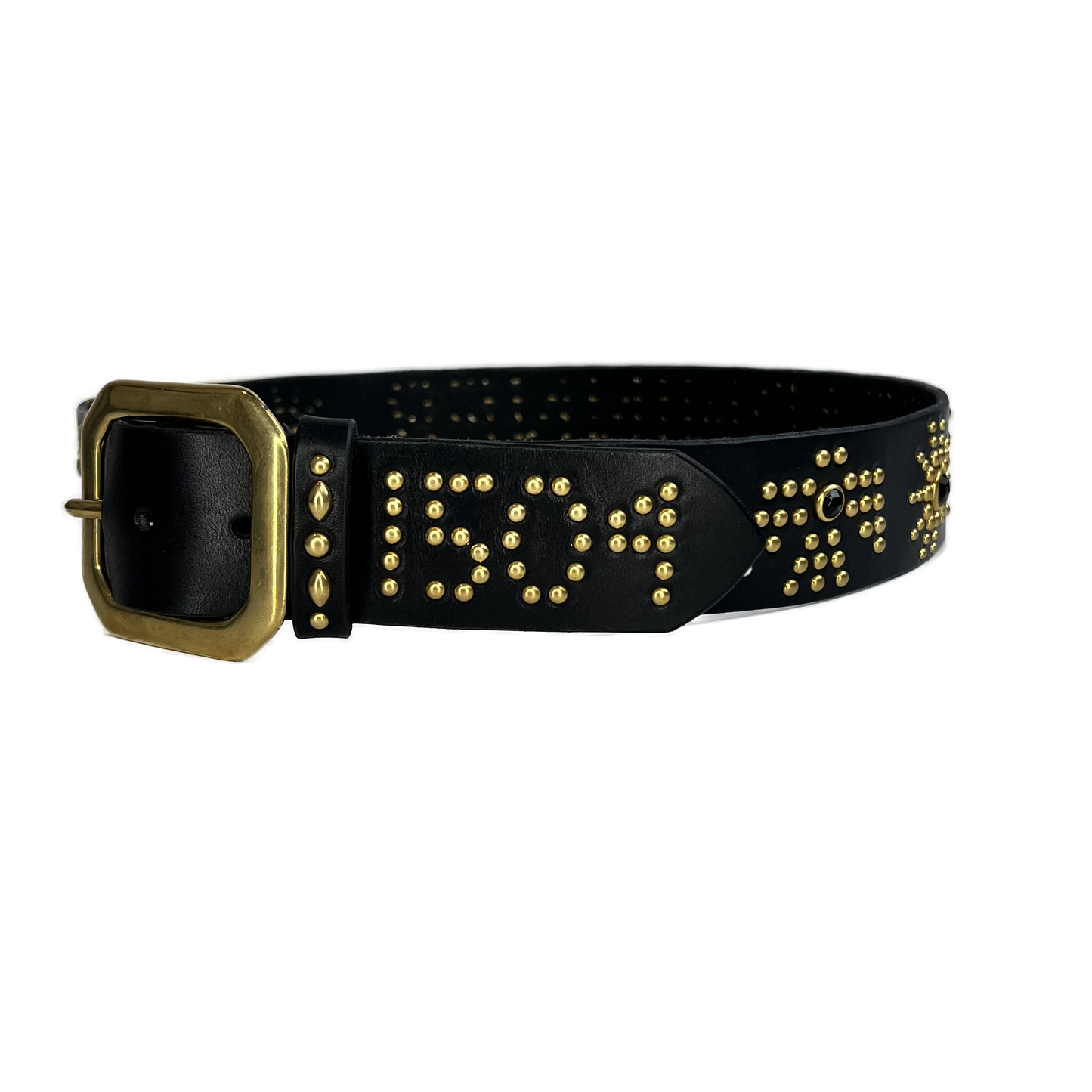 1504 x BREADWINNER Studded Belt-Gold