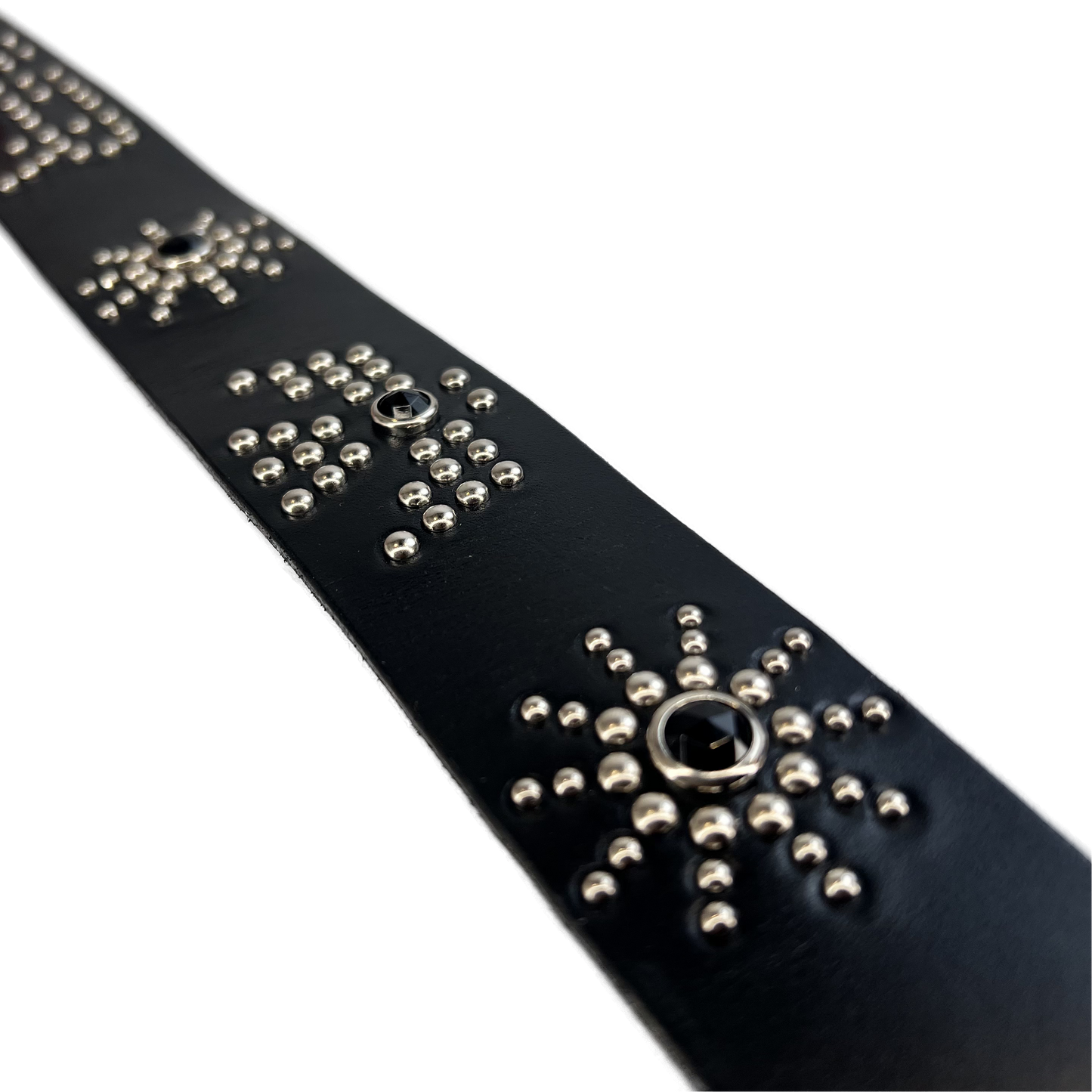 1504 x BREADWINNER Studded Belt- Silver