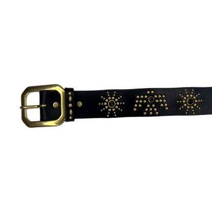 1504 x BREADWINNER Studded Belt-Gold