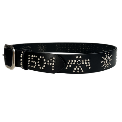 1504 x BREADWINNER Studded Belt- Silver