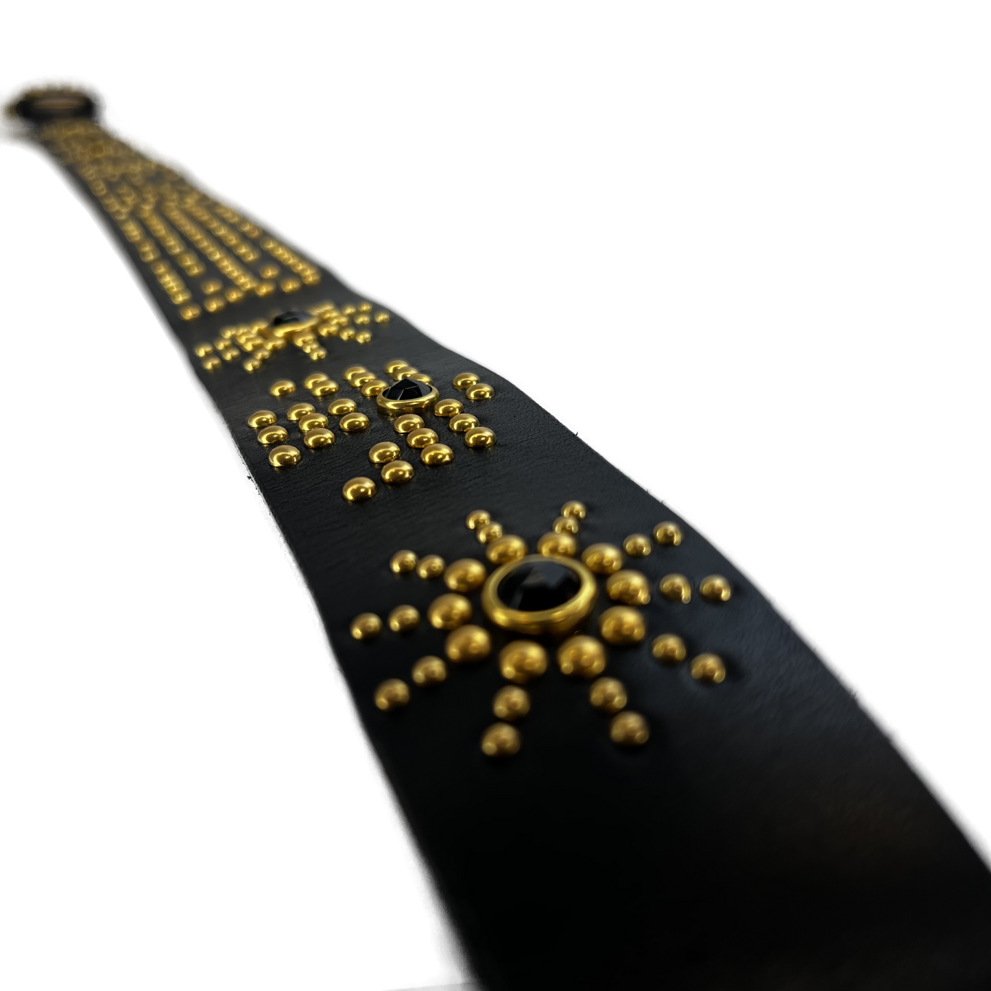 1504 x BREADWINNER Studded Belt-Gold