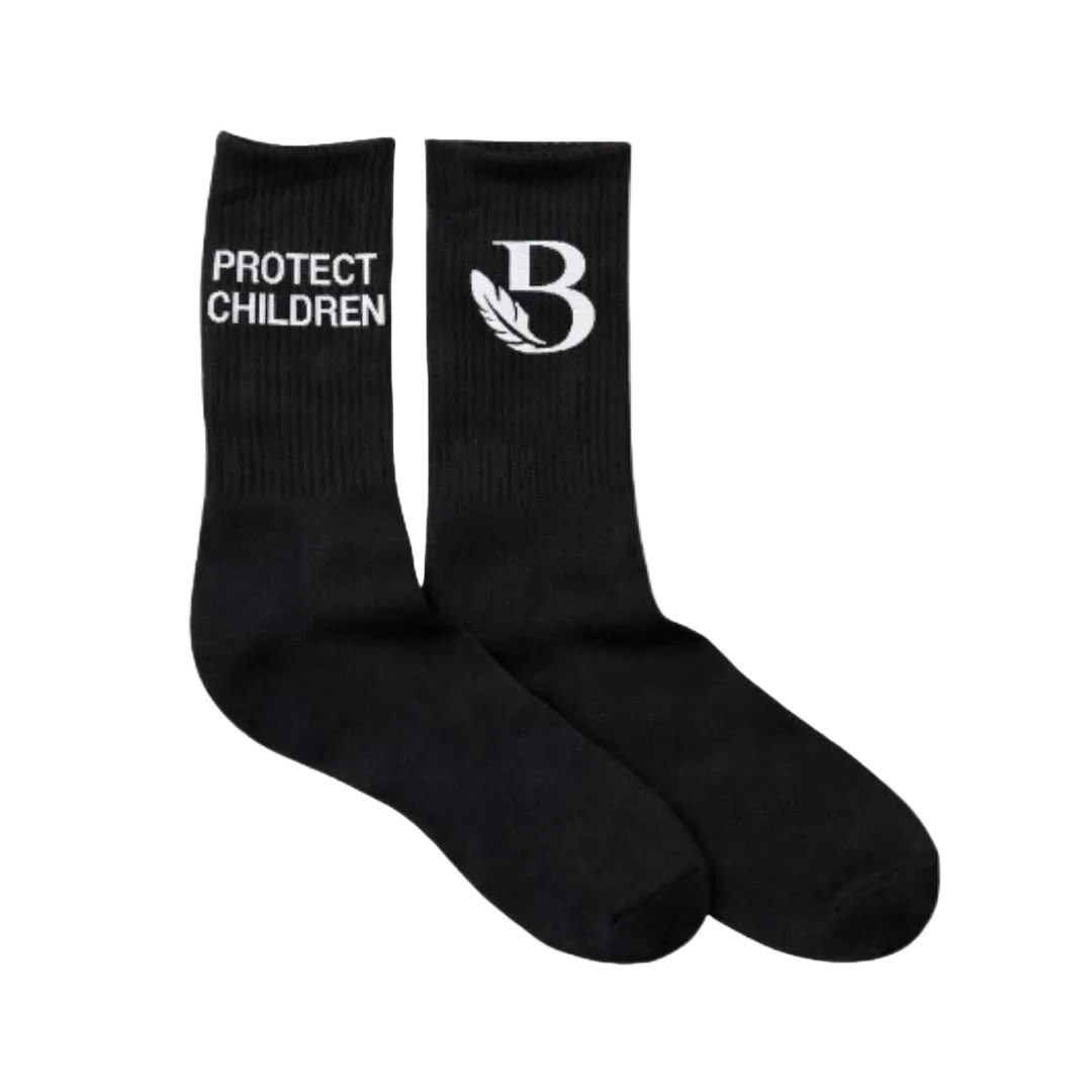 Protect Children Socks-Black