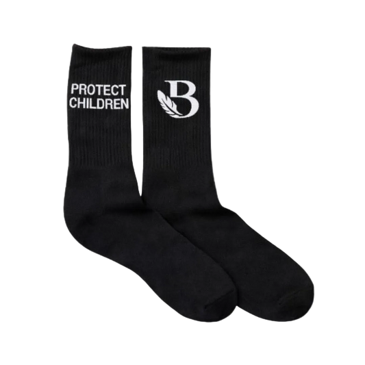 Protect Children Socks-Black