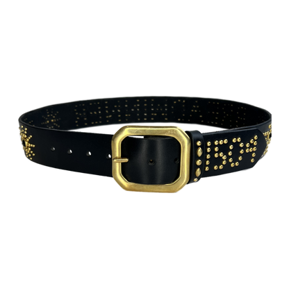 1504 x BREADWINNER Studded Belt-Gold