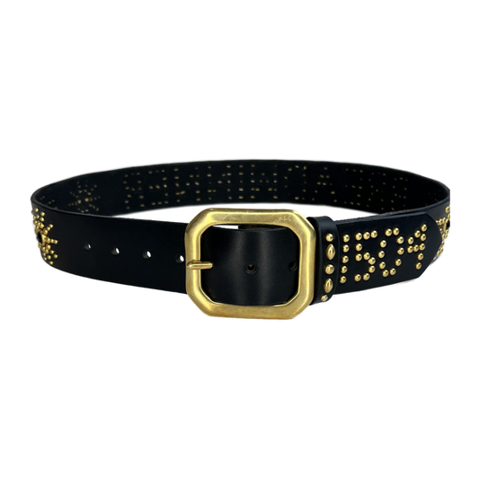 1504 x BREADWINNER Studded Belt-Gold