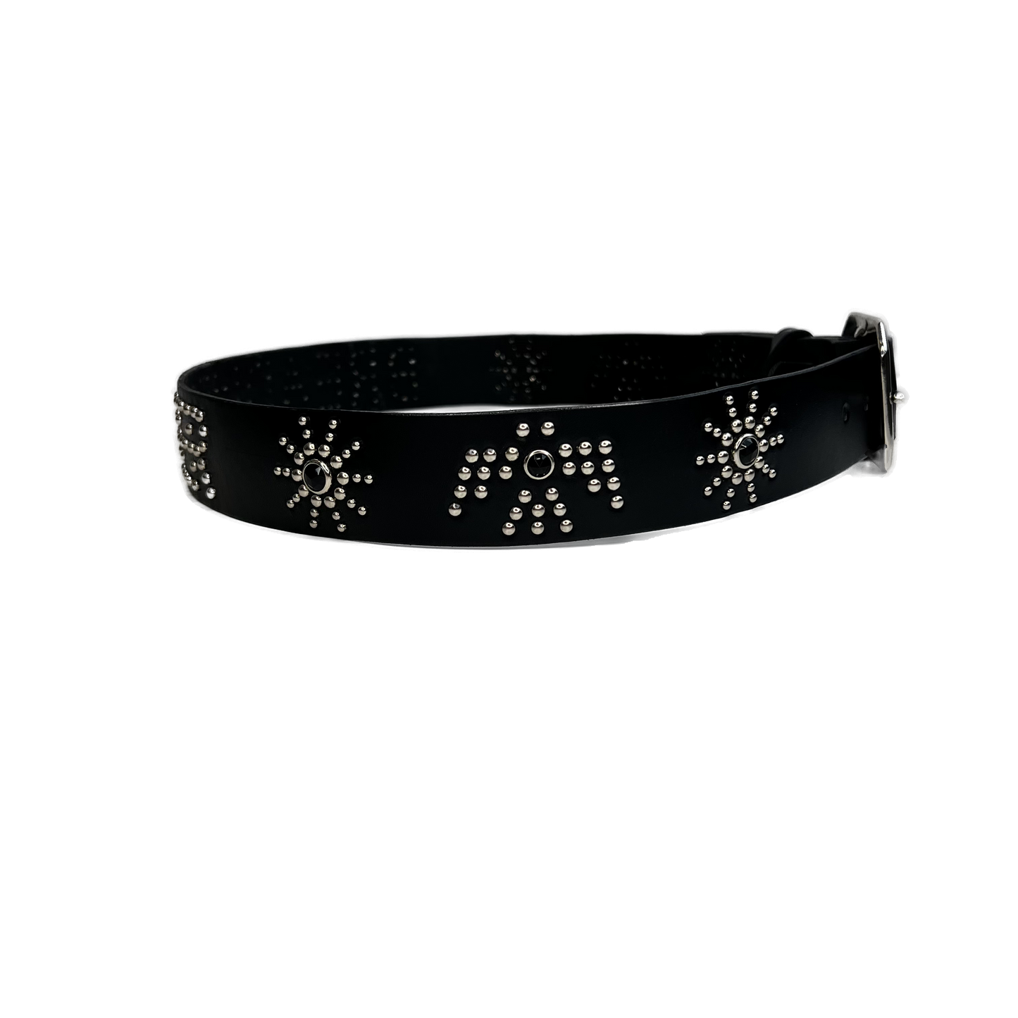 1504 x BREADWINNER Studded Belt- Silver